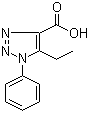 CAS 登录号：716361-89-6, 5-乙基-1-苯基-1H-[1,2,3]三唑-4-甲酸
