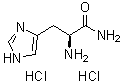 L-Histidinamide dihydrochloride molecular structure (CAS 71666-95-0)