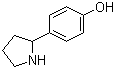 structure of CAS# 7167-71-7, 4-(2-吡咯烷基)苯酚
