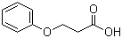 3-苯氧基丙酸分子结构 (CAS 7170-38-9)
