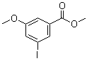 3-Iodo-5-methoxybenzoic acid methyl ester molecular structure (CAS 717109-27-8)