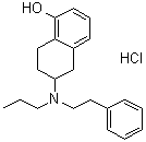 structure of CAS# 71787-90-1, 5,6,7,8-四氢-6-[(2-苯基乙基)丙基氨基]-1-萘酚盐酸盐