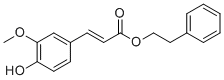 structure of CAS# 71835-85-3, Phenylethyl 3-methylcaffeate