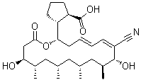 CAS # 7184-60-3, Treponemycin, (-)-Borrelidin, Borrelidine, NSC 216128