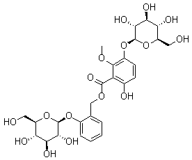 structure of CAS# 71953-77-0, 一枝黄花酚甙