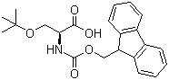 structure of CAS# 71989-33-8, Fmoc-O-tert-Butyl-L-serine