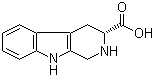 D-1,2,3,4-四氢正哈尔满碱-3-羧酸分子结构 (CAS 72002-54-1)