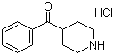 structure of CAS# 72034-25-4, 4-Benzoylpiperidine hydrochloride