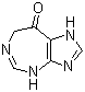 structure of CAS# 72079-77-7, 4,7-二氢咪唑并[4,5-d][1,3]二氮杂卓-8(1H)-酮