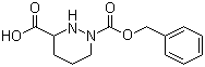 structure of CAS# 72120-54-8, 1-(Benzyloxycarbonyl)hexahydropyridazine-3-carboxylic acid