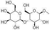 structure of CAS# 7216-69-5, 甲基 4-O-beta-D-半乳糖基-beta-D-吡喃葡萄糖苷