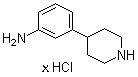 structure of CAS# 721958-70-9, 3-(4-哌啶基)苯胺盐酸盐