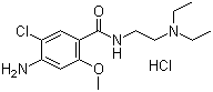 CAS 登录号：7232-21-5, 盐酸甲氧氯普胺