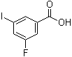 structure of CAS# 723294-74-4, 3-氟-5-碘苯甲酸
