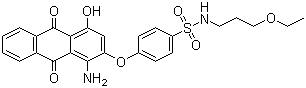 Disperse Red 92 molecular structure (CAS 72363-26-9)