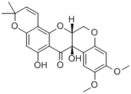 CAS 登录号：72458-85-6, 灰叶草素, 羟基鱼藤素