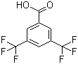 CAS # 725-89-3, 3,5-Bis(trifluoromethyl)benzoic acid, 3,5-Di(trifluoromethyl)benzoic acid