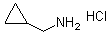 环丙基甲胺盐酸盐分子结构 (CAS 7252-53-1)