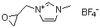 CAS 登录号：725736-45-8, 1-甲基-3-(环氧乙烷基甲基)-1H-咪唑鎓四氟硼酸盐