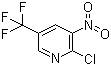 structure of CAS# 72587-15-6, 2-氯-3-硝基-5-(三氟甲基)吡啶