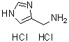structure of CAS# 72631-80-2, 1H-咪唑-4-甲胺二盐酸盐