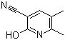 structure of CAS# 72716-80-4, 2-Hydroxy-5,6-dimethylnicotinonitrile