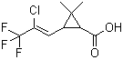 structure of CAS# 72748-35-7, 三氟氯菊酸