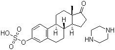 structure of CAS# 7280-37-7, Estropipate