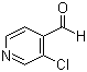 structure of CAS# 72990-37-5, 3-氯吡啶-4-甲醛