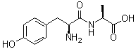 structure of CAS# 730-08-5, L-Tyrosyl-L-alanine