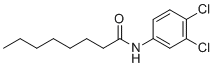 CAS # 730-25-6, 3',4'-Dichlorocapryloanilide, N-(3,4-dichlorophenyl)octanamide