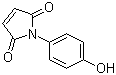 CAS 登录号：7300-91-6, 4-马来酰亚胺基苯酚, N-(4-羟基苯基)马来酰亚胺, 1-(4-羟基苯基)吡咯-2,5-二酮