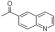 structure of CAS# 73013-68-0, 6-乙酰基喹啉