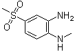 CAS # 73097-51-5, N1-Methyl-4-(methylsulfonyl)-1,2-benzenediamine