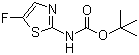 structure of CAS# 731018-54-5, (5-氟-2-噻唑基)氨基甲酸叔丁酯