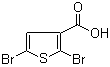 structure of CAS# 7311-70-8, 2,5-二溴-3-噻吩羧酸