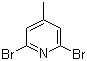 structure of CAS# 73112-16-0, 2,6-Dibromo-4-methylpyridine