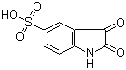 CAS # 7313-70-4, 5-Sulfoisatin, Isatin-5-sulfonic acid, 2,3-Dioxo-5-indolinesulfonic acid