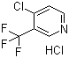 structure of CAS# 732306-24-0, 4-氯-3-(三氟甲基)吡啶盐酸盐