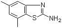 5,7-二甲基苯并噻唑-2-胺分子结构 (CAS 73351-87-8)