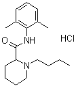 CAS # 73360-54-0, Bupivacaine Hydrochloride, 1-Butyl-N-(2,6-dimethylphenyl)-2-piperidinecarboxamide monohydrochloride monohydrate