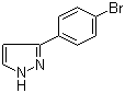 structure of CAS# 73387-46-9, 3-(4-Bromophenyl)-1H-pyrazole