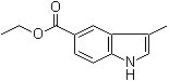 structure of CAS# 73396-90-4, 3-甲基-1H-吲哚-5-羧酸乙酯