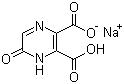 structure of CAS# 73403-49-3, 6-氧代-1,6-二氢吡嗪-2,3-二甲酸钠盐