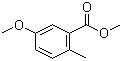 structure of CAS# 73502-03-1, 5-甲氧基-2-甲基苯甲酸甲酯