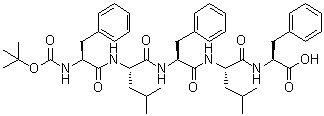 CAS # 73572-58-4, N-[(1,1-Dimethylethoxy)carbonyl]-L-phenylalanyl-L-leucyl-L-phenylalanyl-L-leucyl-L-phenylalanine