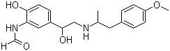 CAS # 73573-87-2, Formoterol, N-[2-Hydroxy-5-[1-hydroxy-2-[1-(4-methoxyphenyl)propan-2-ylamino]ethyl]phenyl]formamide