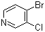 structure of CAS# 73583-41-2, 4-Bromo-3-chloropyridine