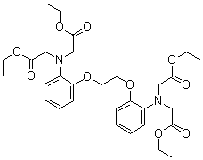 structure of CAS# 73630-07-6, N,N'-[1,2-亚乙基双(氧基-2,1-亚苯基)]双[N-(2-乙氧基-2-氧代乙基)甘氨酸二乙酯