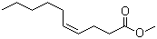 顺式-4-癸烯酸甲酯分子结构 (CAS 7367-83-1)